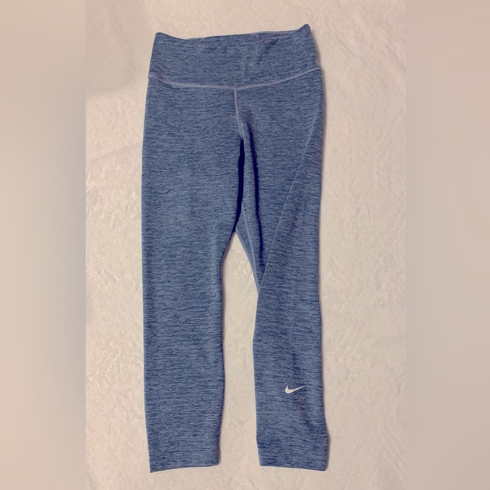 Nike Dri-Fit leggings. Blue Women’s Small.   Pocket in waistband.